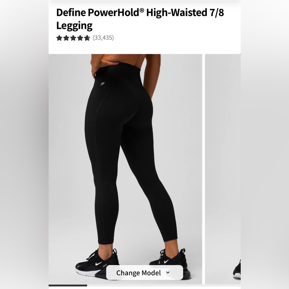Define Powerhold Fabletics 7/8 Leggings